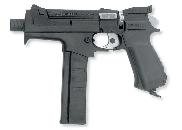 МР-651к в модификации пистолет-пулемет