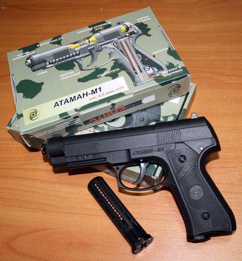 пневматический пистолет атаман-м1