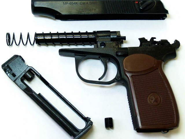 МР 654К: пневматический пистолет Макарова, тактико-технические характеристики пневмата Байкал, как разобрать обойму, разборка